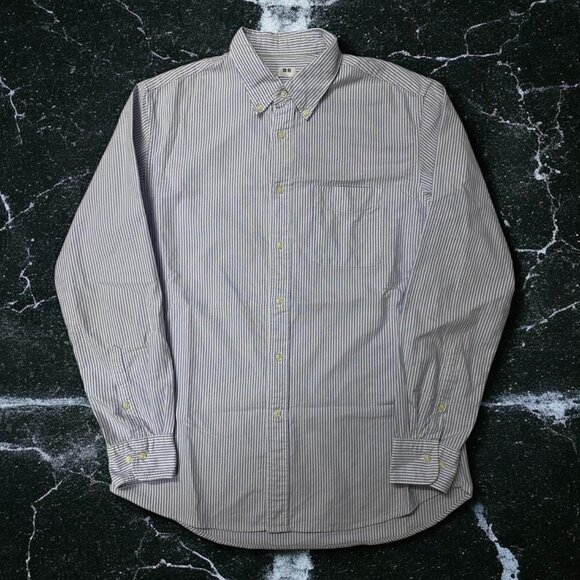 Other - Striped Button Down Shirt Size M